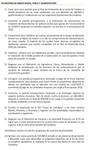 compromisos ganaderia presupuestos 2017